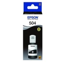 Botella Original De Tinta Epson 504 Negro, 7.500 Páginas, 120 Ml