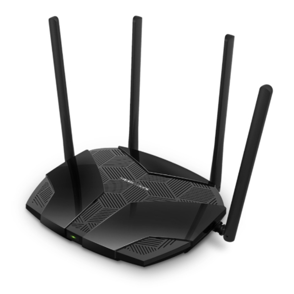 Router Mercusys AX1800 Dual-Band Wi-Fi 6 MR70X Negro