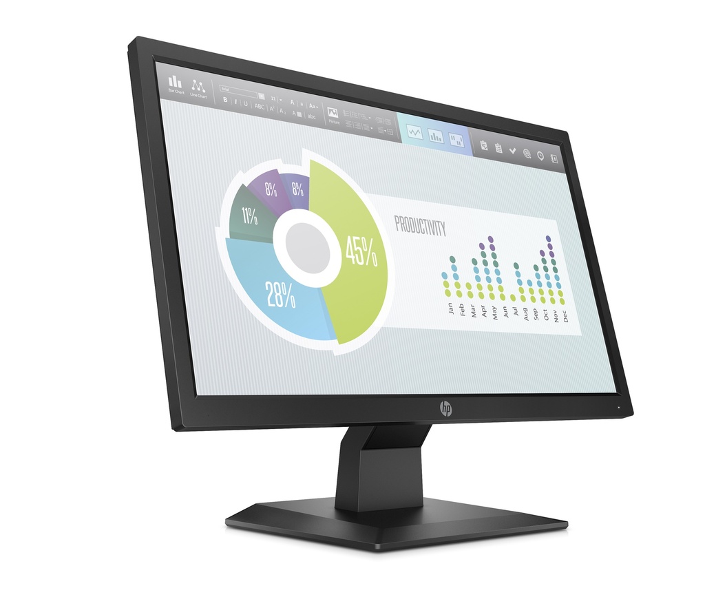 Monitor HP P204v de 19,5" Negro