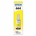Botella Original De Tinta Epson 664 Amarillo, 7.500 Páginas, 70 ml