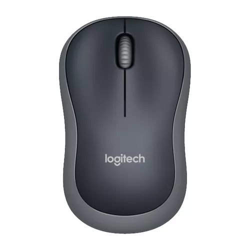 Mouse Logitech M185 Inalambrico Negro-Gris
