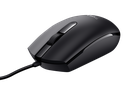 Mouse Original Alámbrico Trust Basi Negro