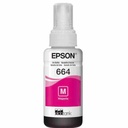 Botella Original De Tinta Epson 664 Magenta, 7.500 Páginas, 70 ml