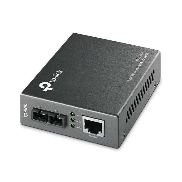 Convertidor Multimodo Fibra Tp-link Mc110cs Rj45 10/100mbps Negro
