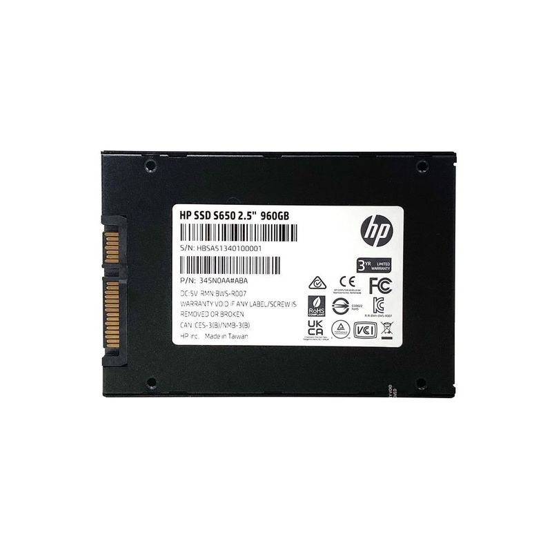DISCO SSD HP S650 SATA 2.5" 960GB