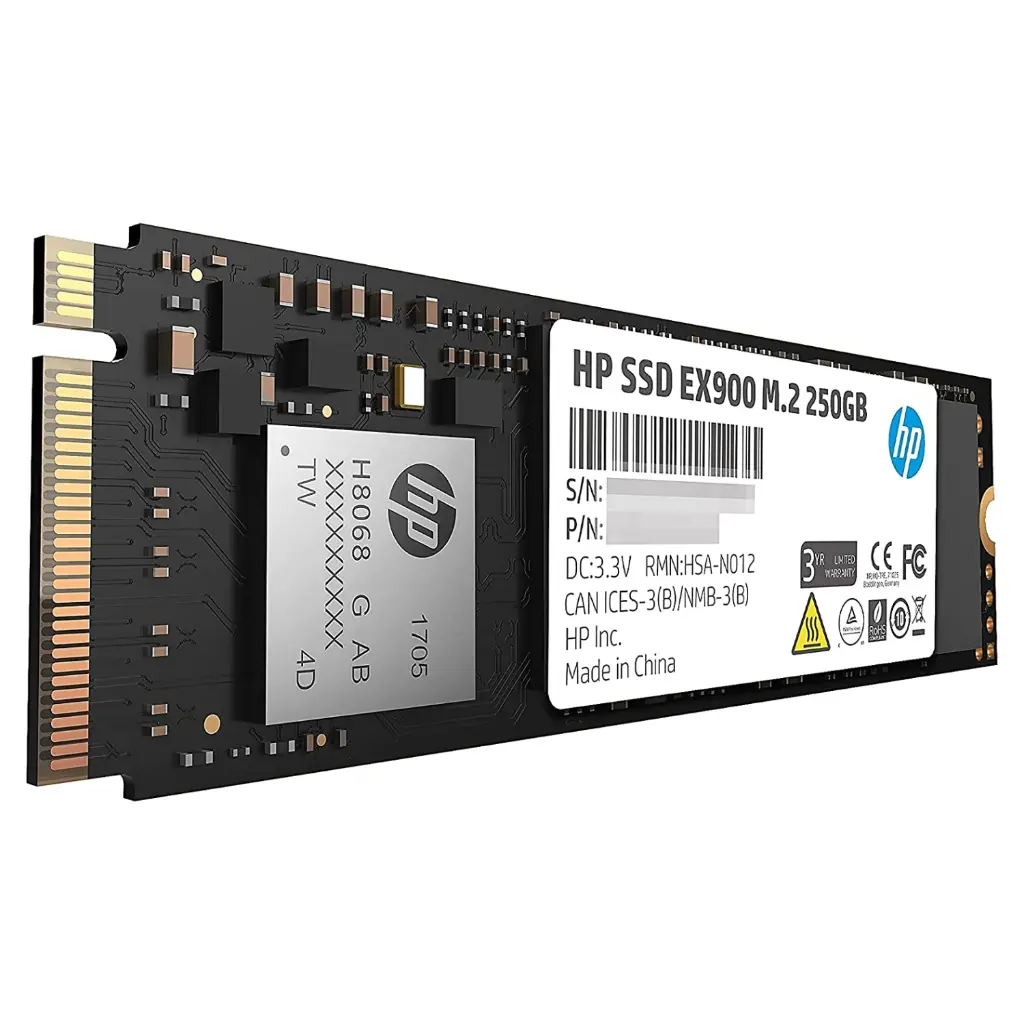 Disco Duro De Estado Solido SSD Hp 250Gb Ex900 M.2 PCIe