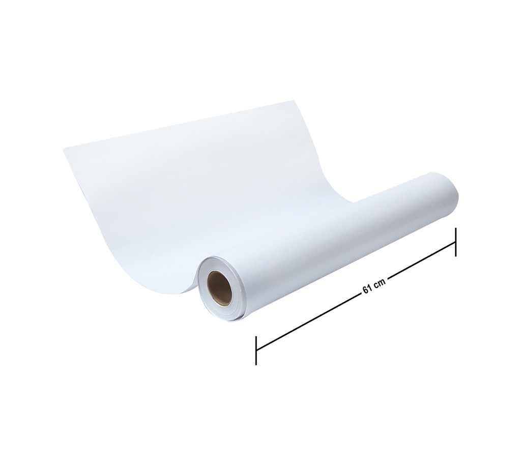 Rollo De Papel Bond Para Plotter 75GR De 61 X 50 Mtr