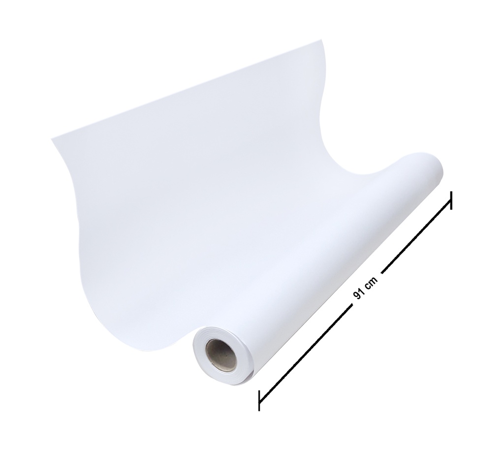 Rollo De Papel Bond 75 Gr De 91 CM X 50 Mtr Para Plotter