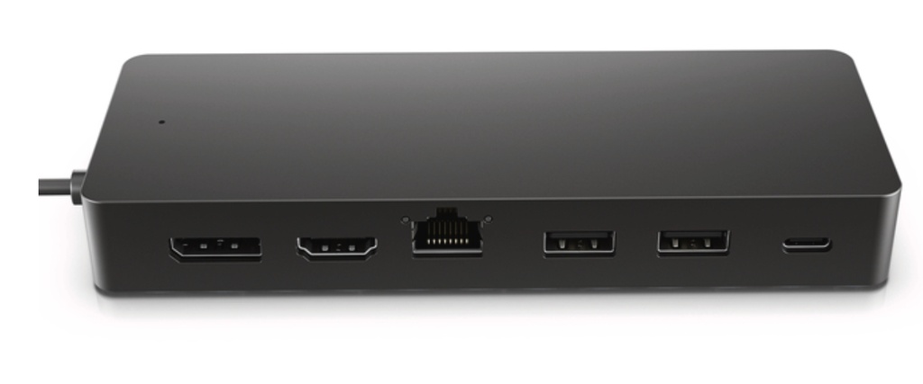 Docking Mini HP HDMI,Display port, RJ45,USB-C Carga y Video 65W Negro