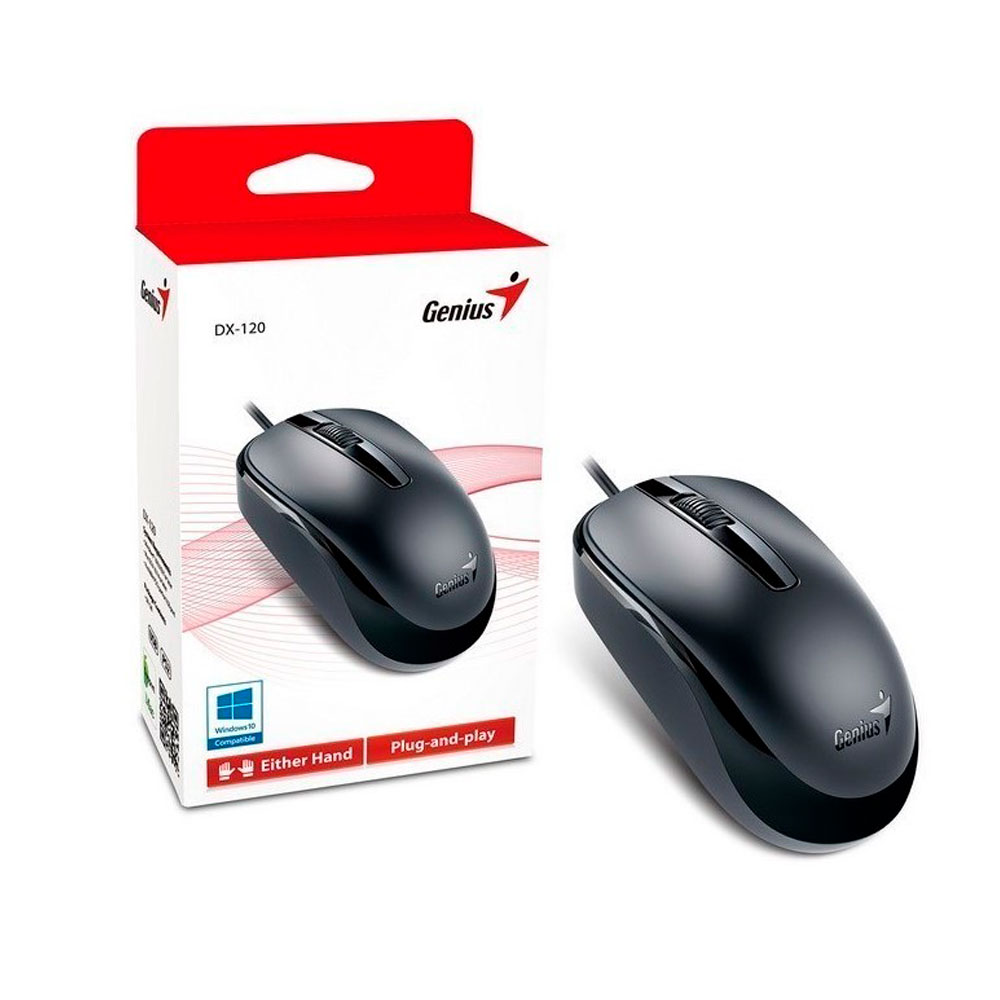 Additional Image for Mouse GENIUS DX-120 USB Alambrico COLOR Negro
