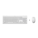 Teclado y Mouse Inalámbricos HP 230 Blanco 