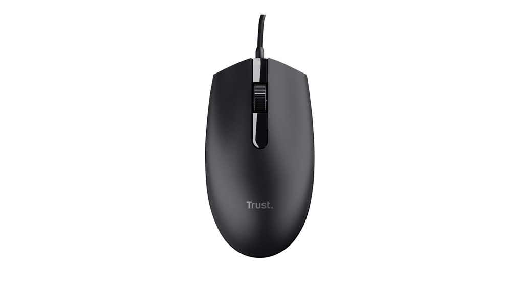 Mouse Original Alámbrico Trust Basi Negro