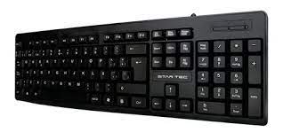 Teclado Alambrico Star Tec St-Kb-031 Negro