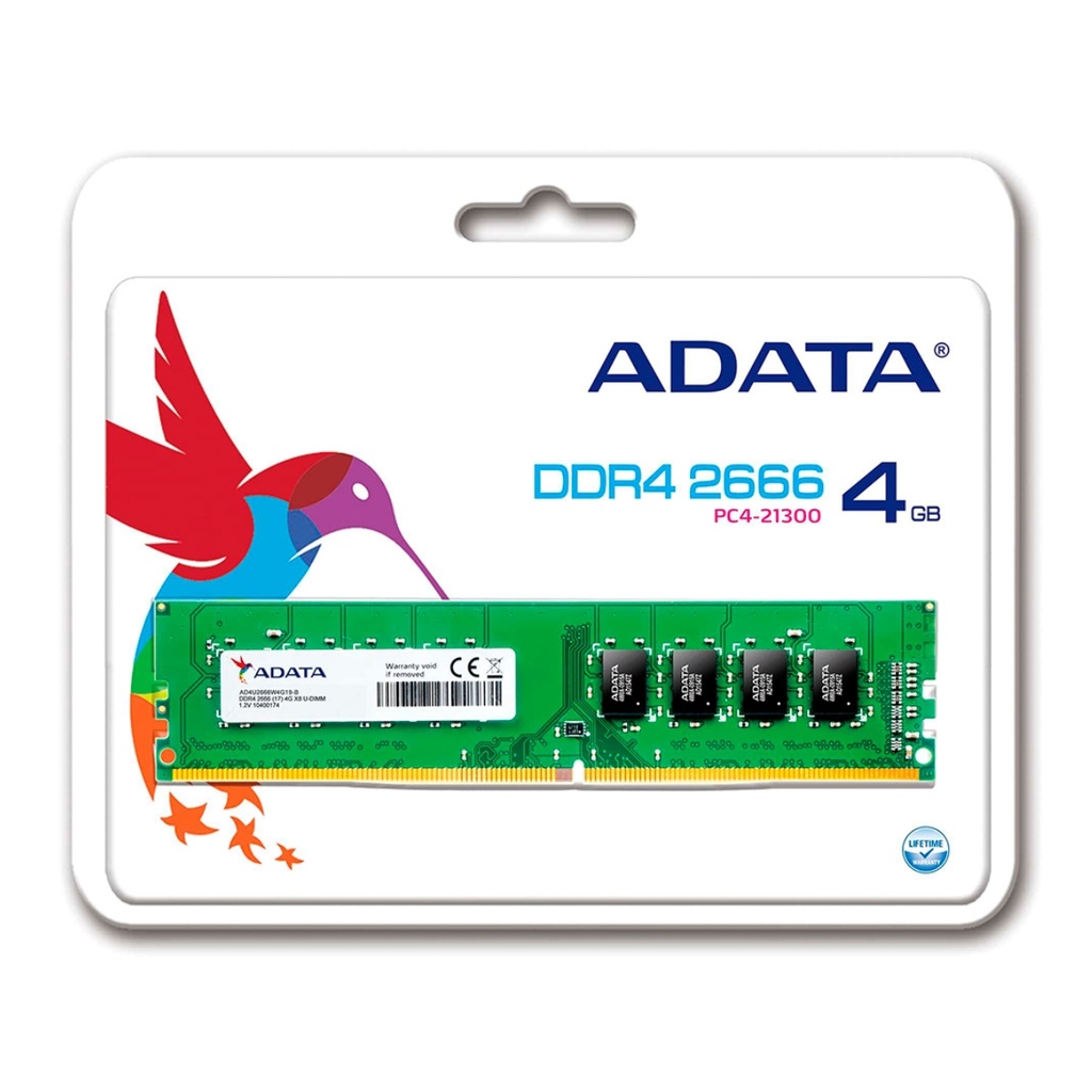 Memoria RAM Para PC ADATA 8GB DDR4 2666MHz