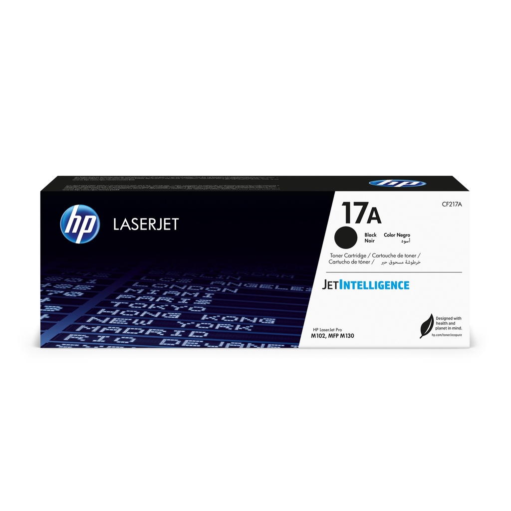 Cartucho Original De Tóner Hp 17A Negro, 1.600 Páginas