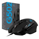 Mouse Gamer Alámbrico Logitech G502 HERO Negro