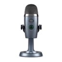 Micrófono Logitech Yeti Nano Shadow Gray USB Profesional