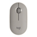 Mouse Inalámbrico Logitech Gris Claro Pebble M350