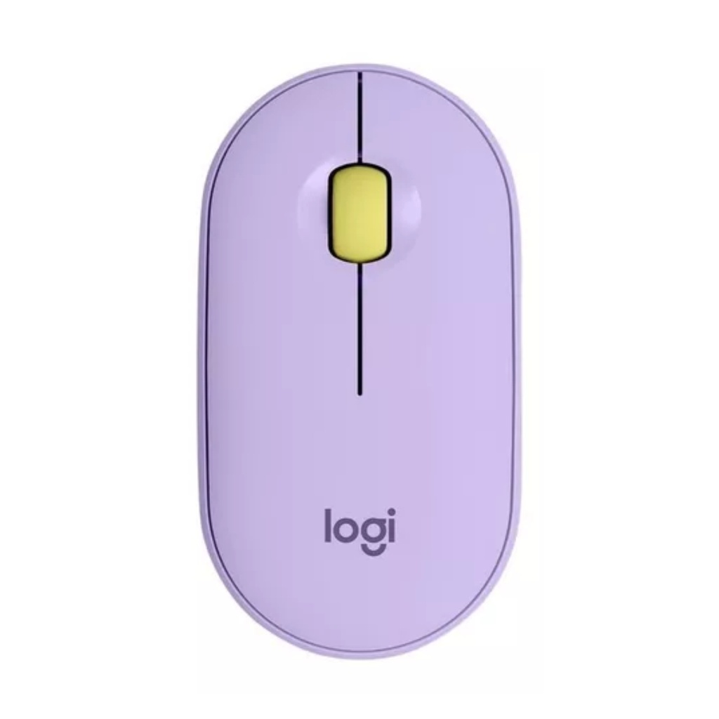 Mouse Inalámbrico Logitech Lavanda Pebble M350