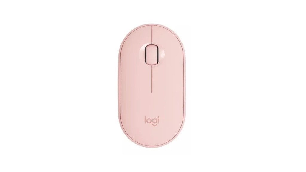Mouse Inalámbrico Logitech Rosa Pebble M350