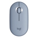 Mouse Logitech Azul Gris Pebble M350 Inalámbrico