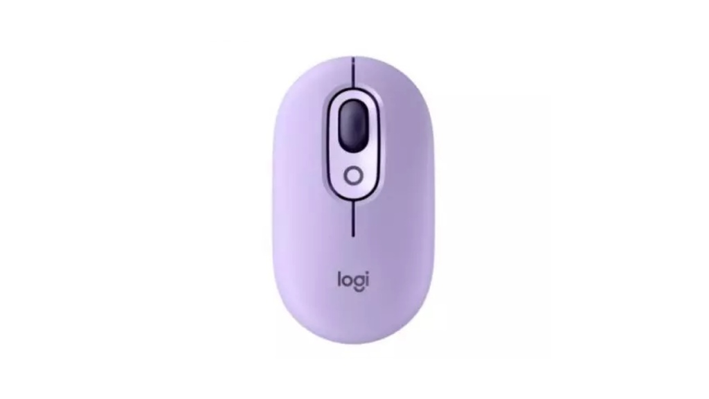 Mouse Pop Logitech Lavanda Cosmos con Emojis