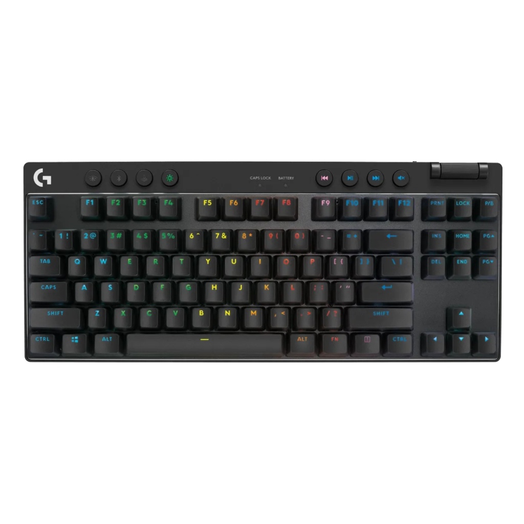 Teclado Logitech Negro Pro X TKL Lightspeed US