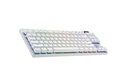 Teclado Logitech Blanco Pro X TKL Lightspeed US