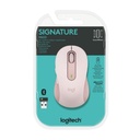 Mouse Inalámbrico Logitech SignatureM650 Medium - Rosado