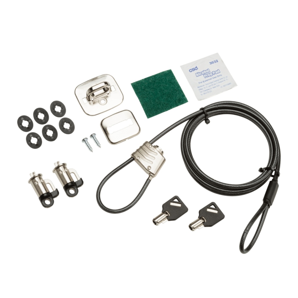 Guaya De Seguridad HP Para Portátil V3 Kit Negra