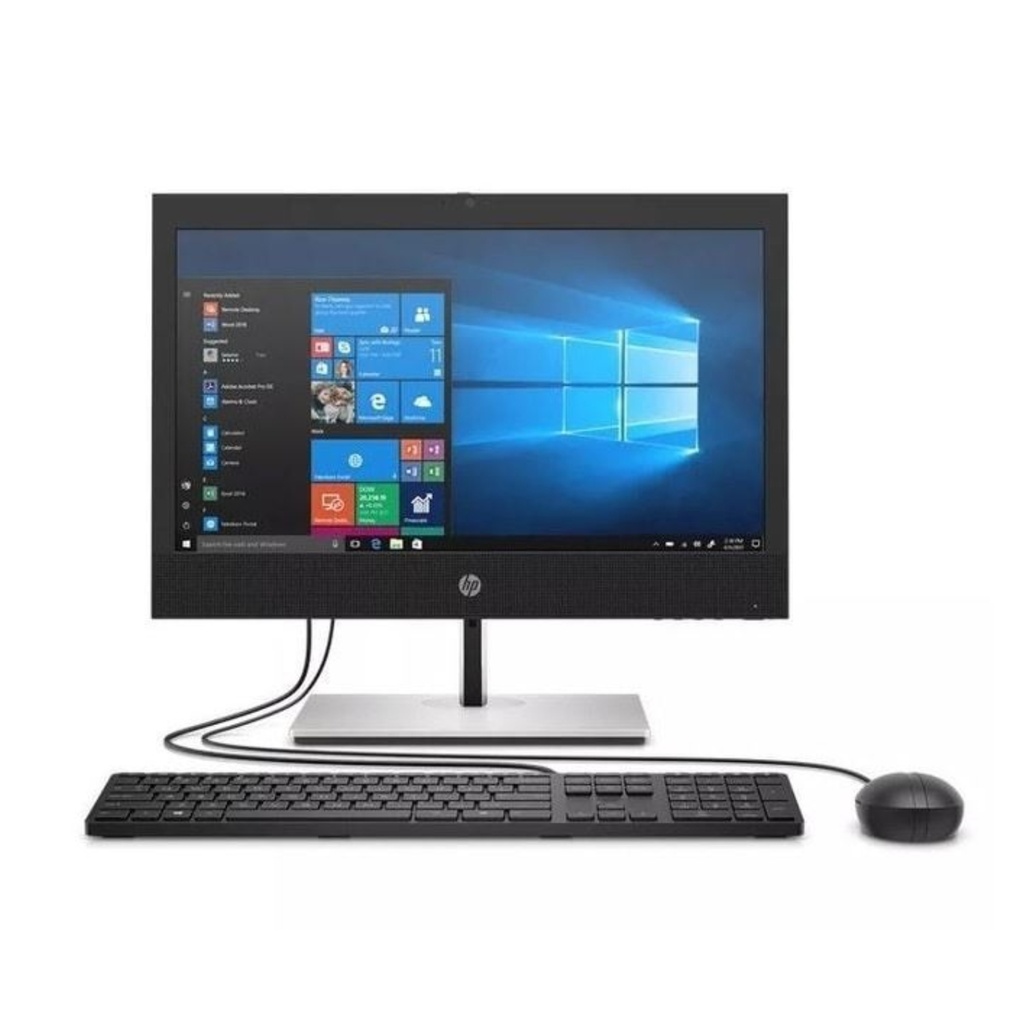 Computador Todo en Uno HP 400 G6 Negro, Intel Core i5-10500T, 8GB RAM y 512GB SSD 