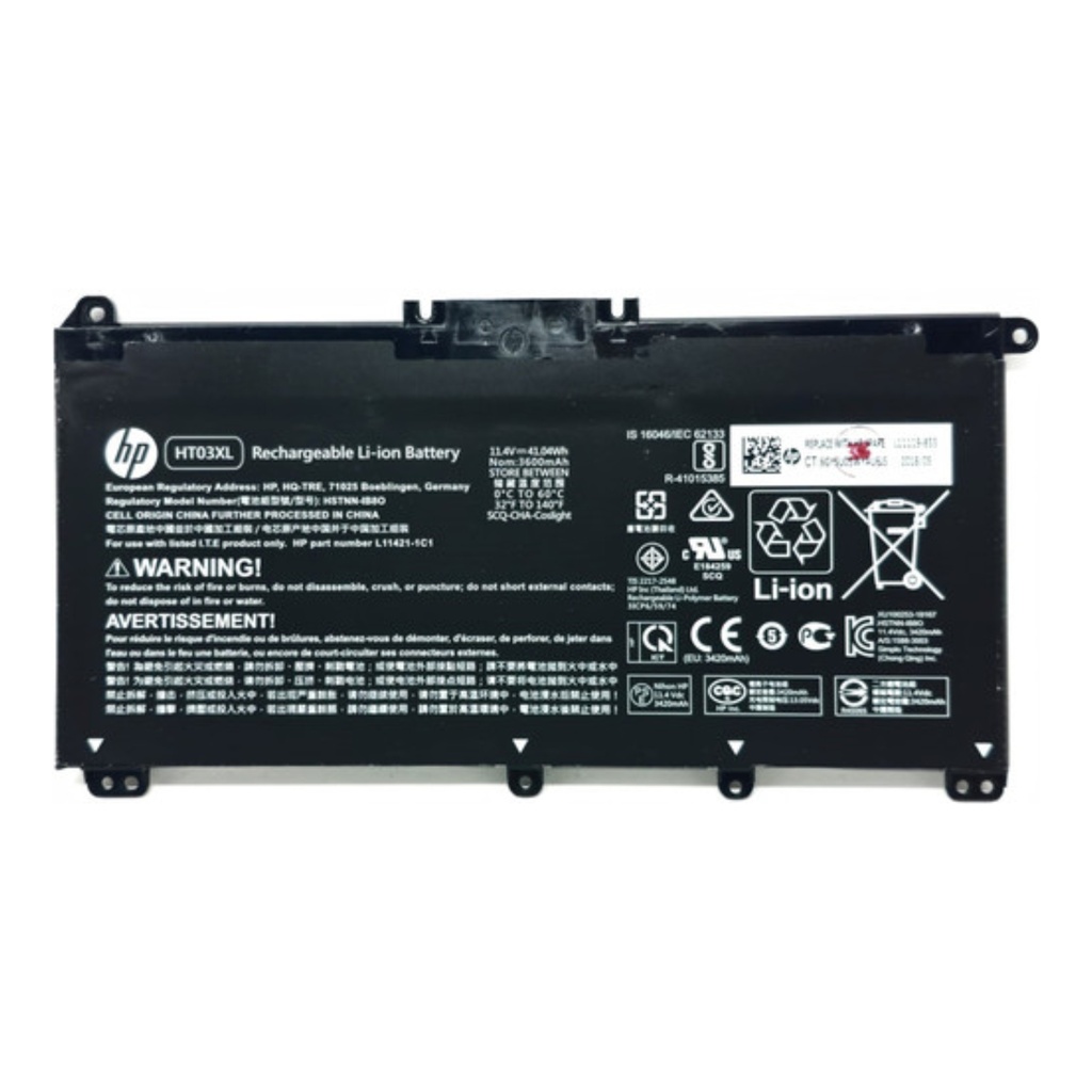 Batería HP 3C 41W 3.6A Li-Ion HT030 Para Portátiles