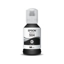 Botella de Tinta Epson 504 Negro Original 504120-AL 120ml 7500pág