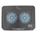 Base Refrigerante Star Tec ST-Cp-017 2 Ventiladores Negro