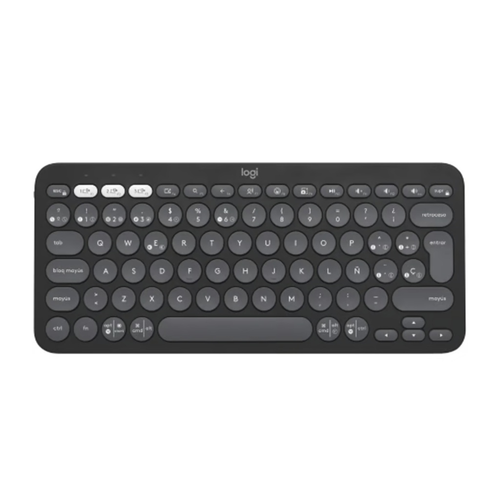 Teclado Logitech K380 Pebble Keys Negro