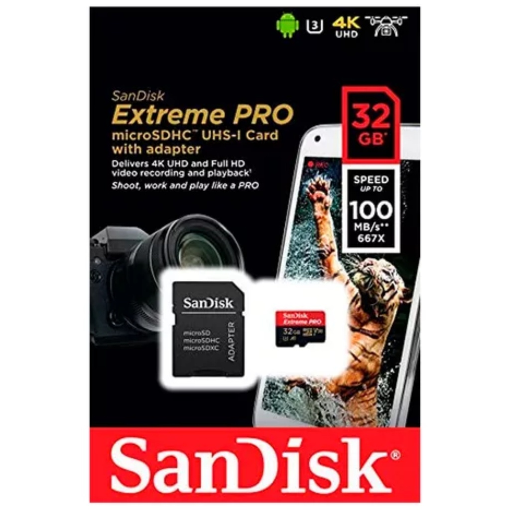 Memoria Micro SD Extreme PRO SanDisk Class10-32GB
