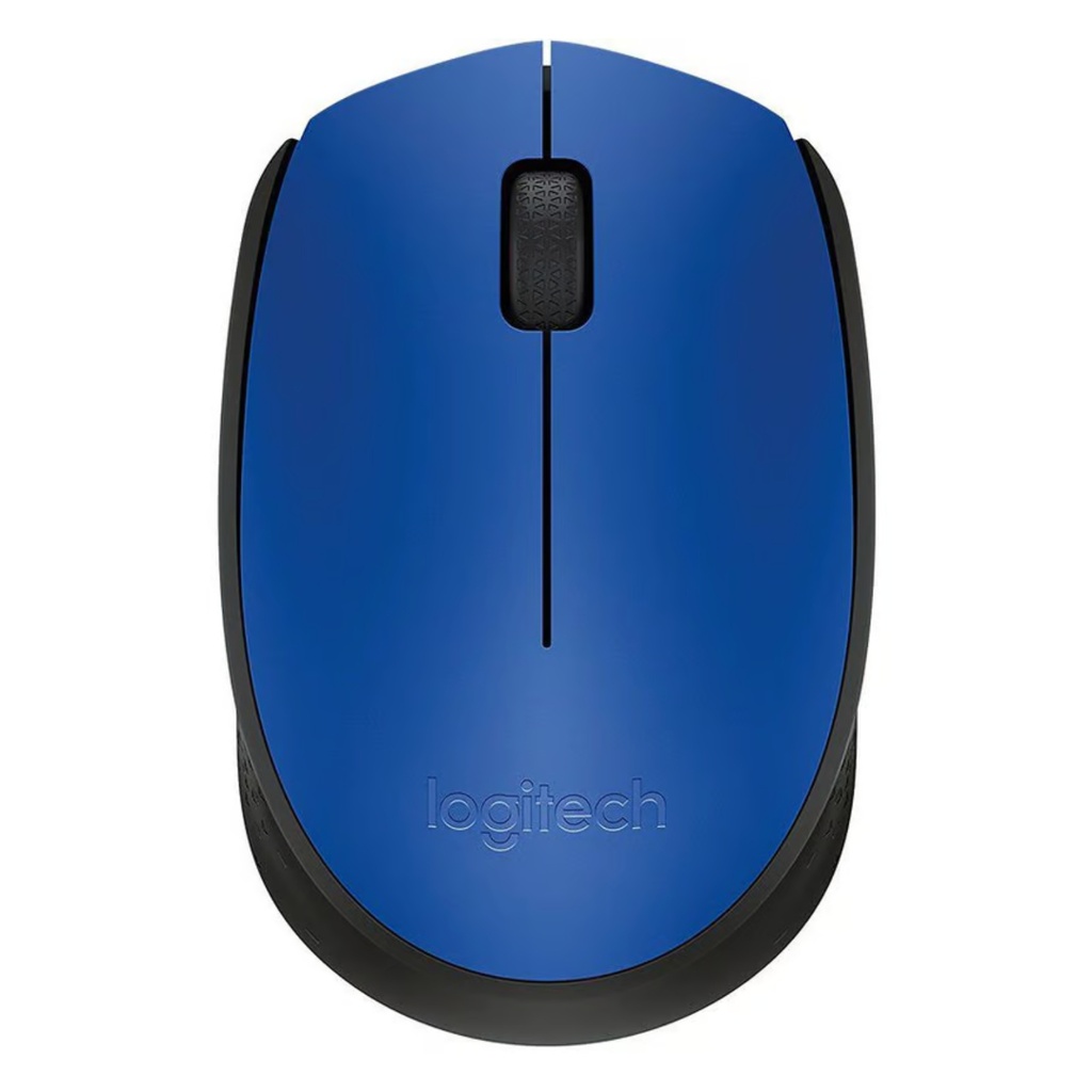 Mouse Inalámbrico Logitech M170 Azul con Conexión USB