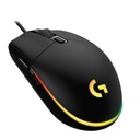 Mouse Gamer Logitech G203 Lightsync Negro con Iluminación Personalizada