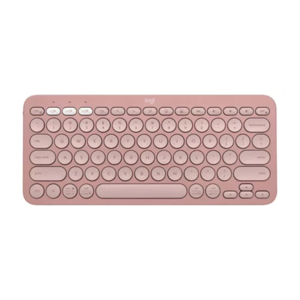 Teclado LOGITECH K380 Pebble Keys Rosado