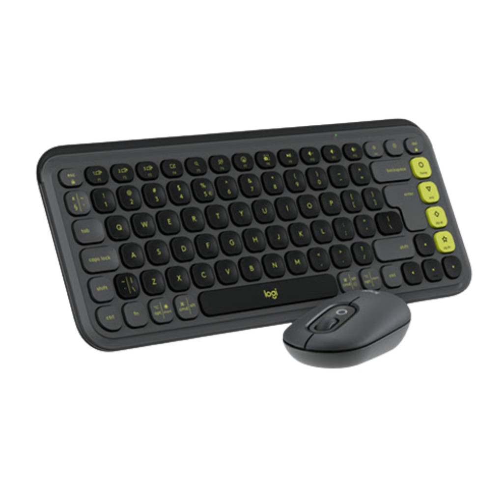 Combo Teclado y Mouse Logitech Pop Icon Graphite Bluetooth