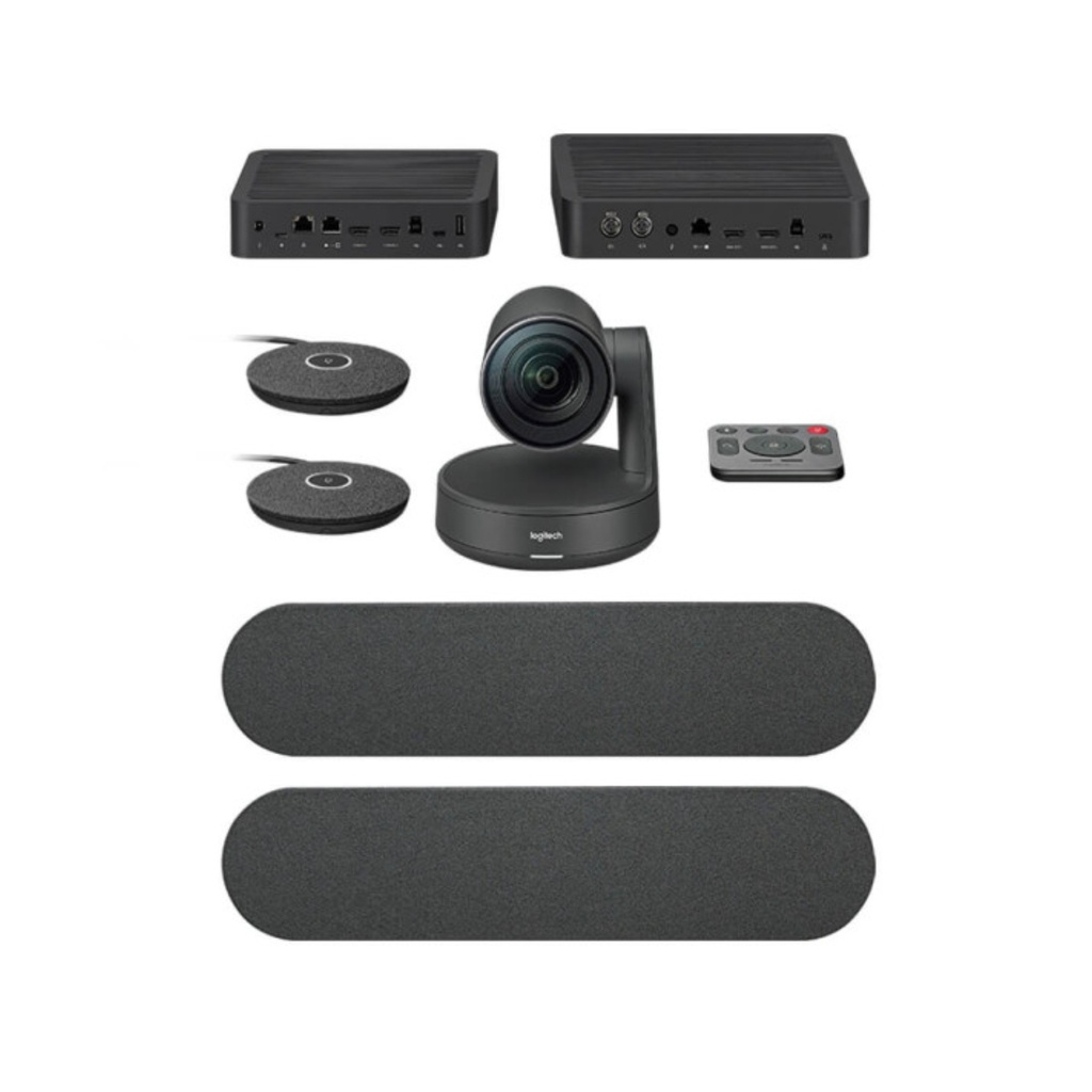 Cámara Web Logitech Rally Plus con Accesorios