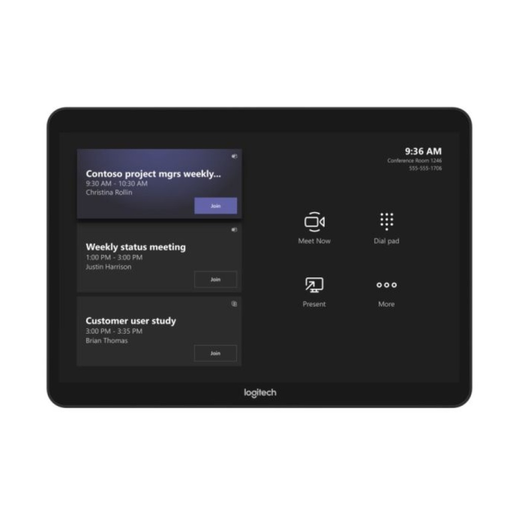 Controlador Táctil Logitech Tap IP Grafito