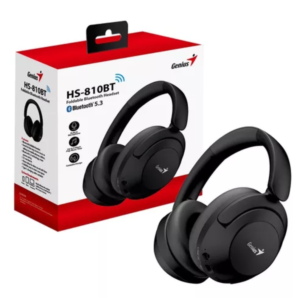 Audífonos de Diadema Genius HS-810 Negro