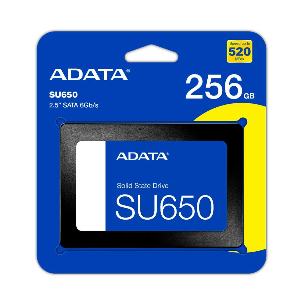 Unidad Estado Sólido Adata Ultimate Su650 256Gb Sata III 520MB/s