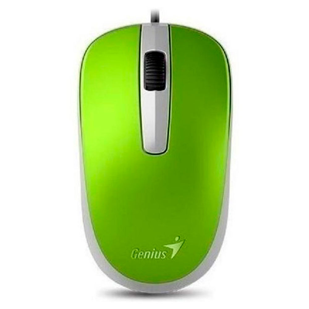 Mouse Genius Dx-120 USB Alámbrico Verde