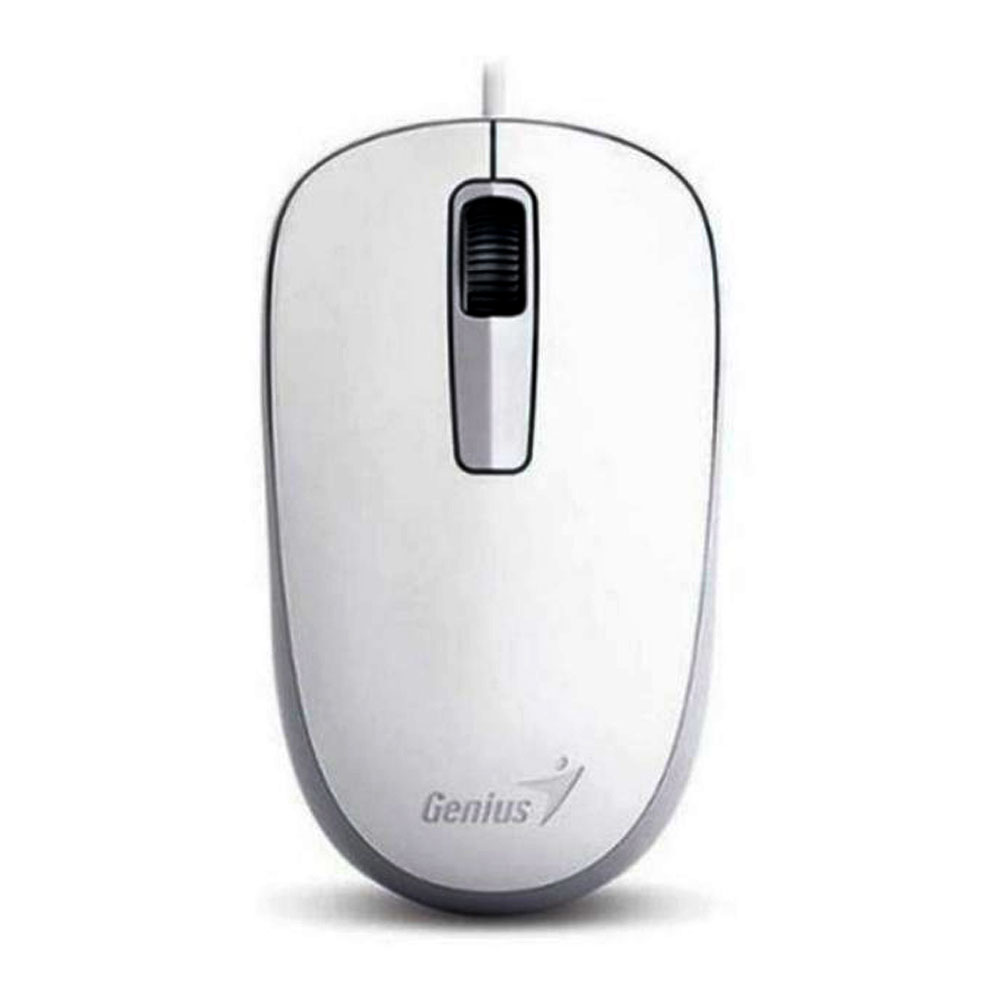 Mouse inalámbrico recargable Genius ECO-8100 blanco