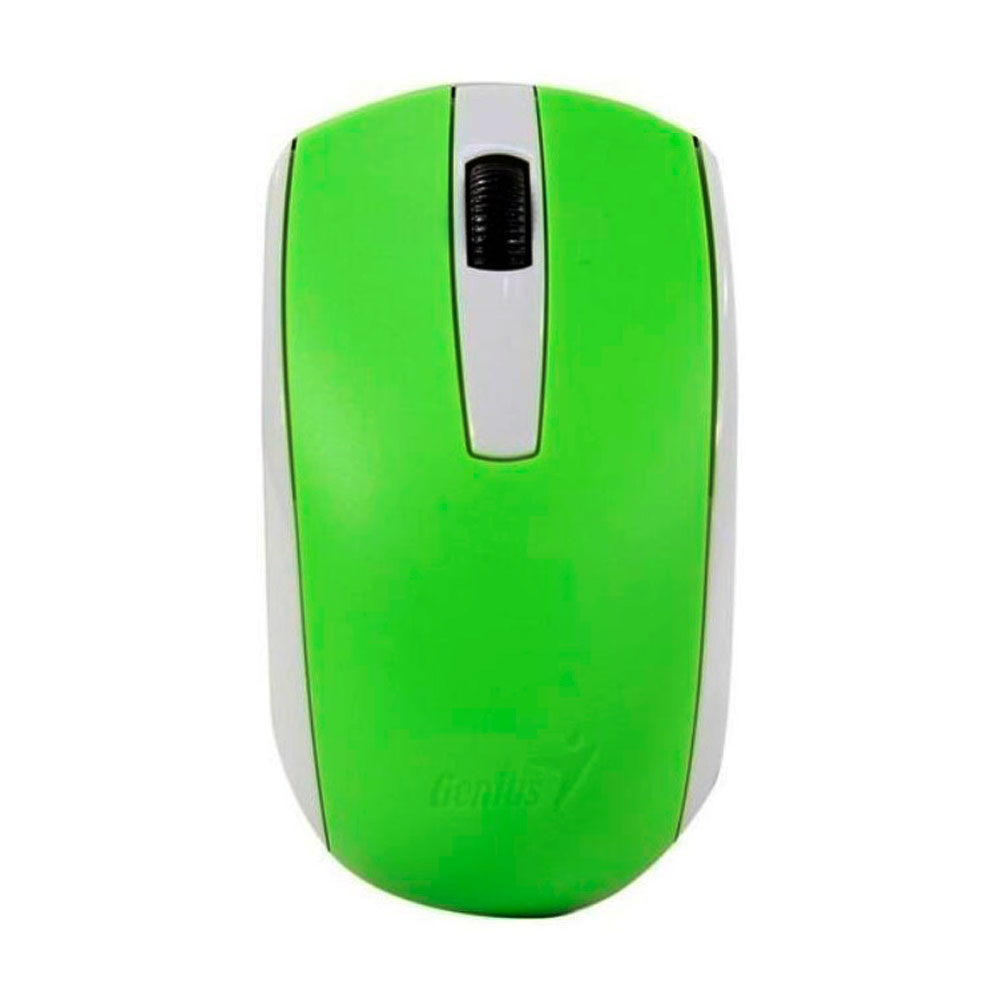 Mouse Genius Eco-8100 Inalámbrico Verde