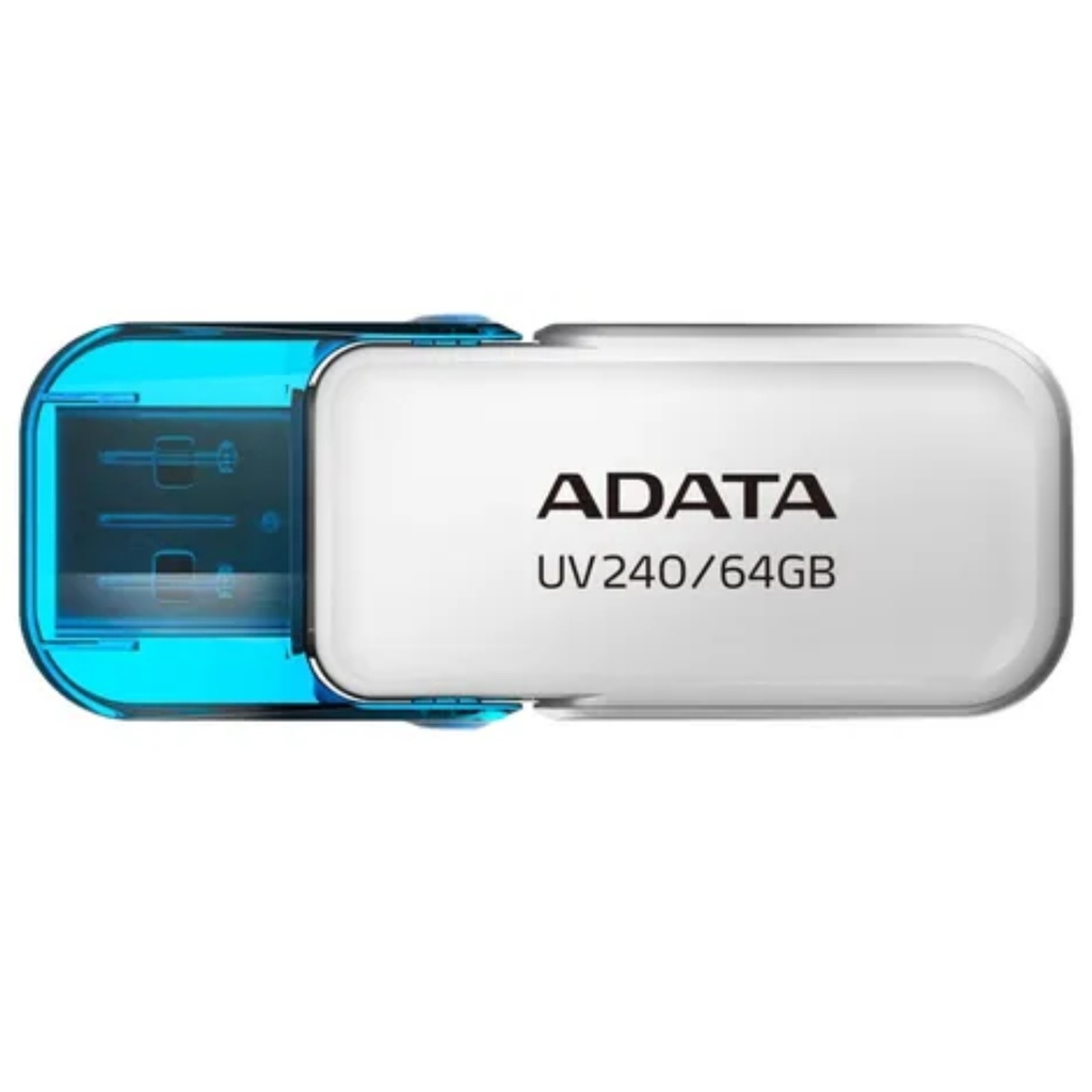 MEMORIA USB 2.0 ADATA UV240 64GB BLANCO-AZUL