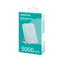 Power Bank Adata Cargador Portátil Magnético 5000mAh Tipo C Azul