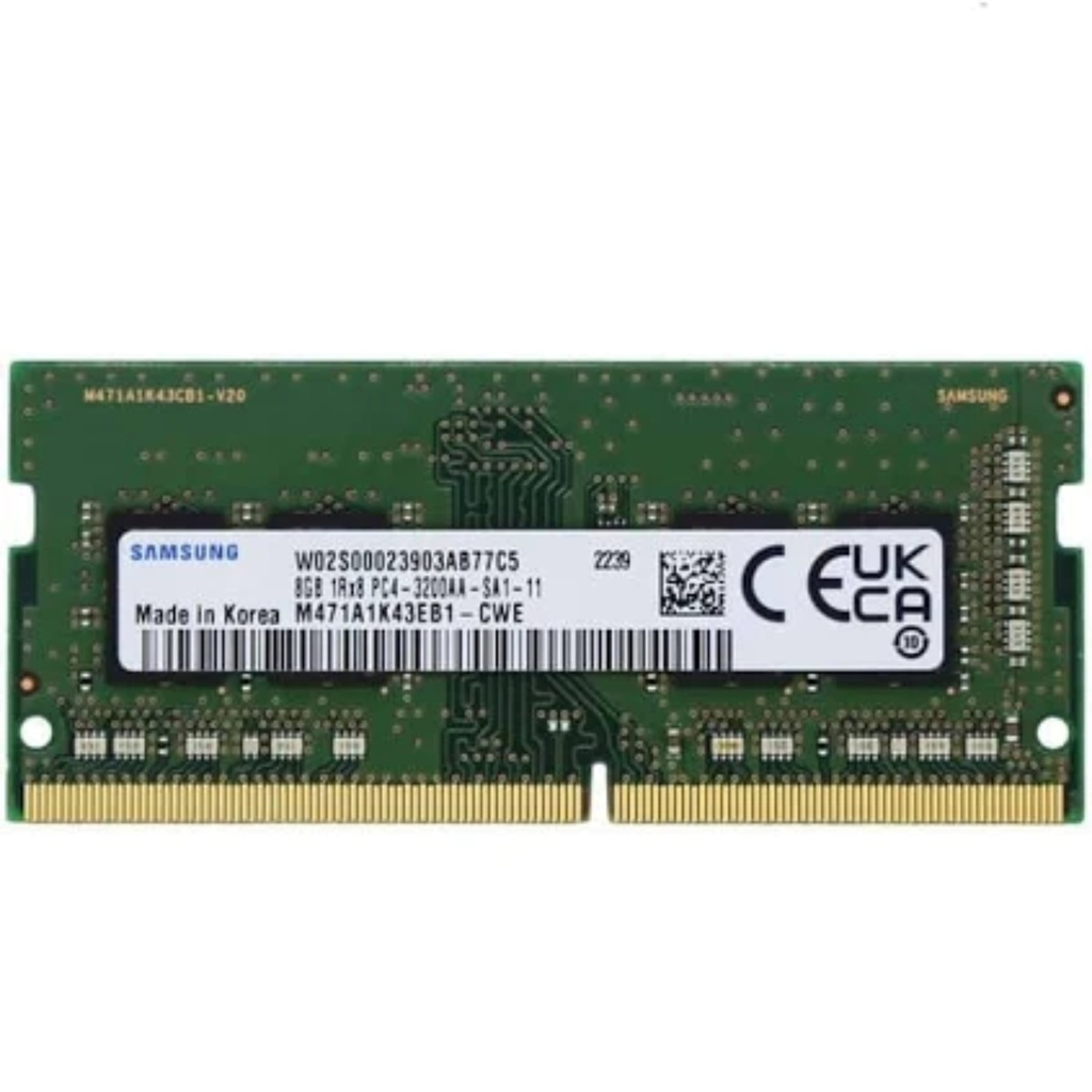 Memoria RAM Samsung DDR 8 GB 3200 Para Portátil